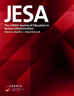 JESA Volume 2, Number 1